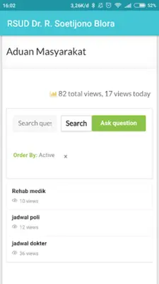 Sedot A Mas RSUD dr. R. Soetij android App screenshot 0