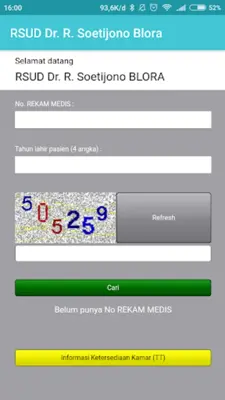 Sedot A Mas RSUD dr. R. Soetij android App screenshot 3
